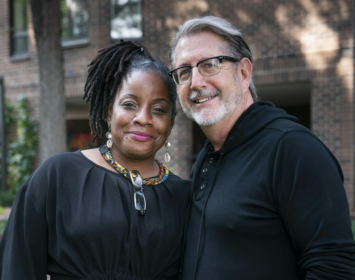 Suzanne and William Bengtson were photographed near their downtown apartment in Minneapolis, Minn., on Wednesday, September 23, 2020. ] RENEE JONES SCHNEIDER renee.jones@startribune.com