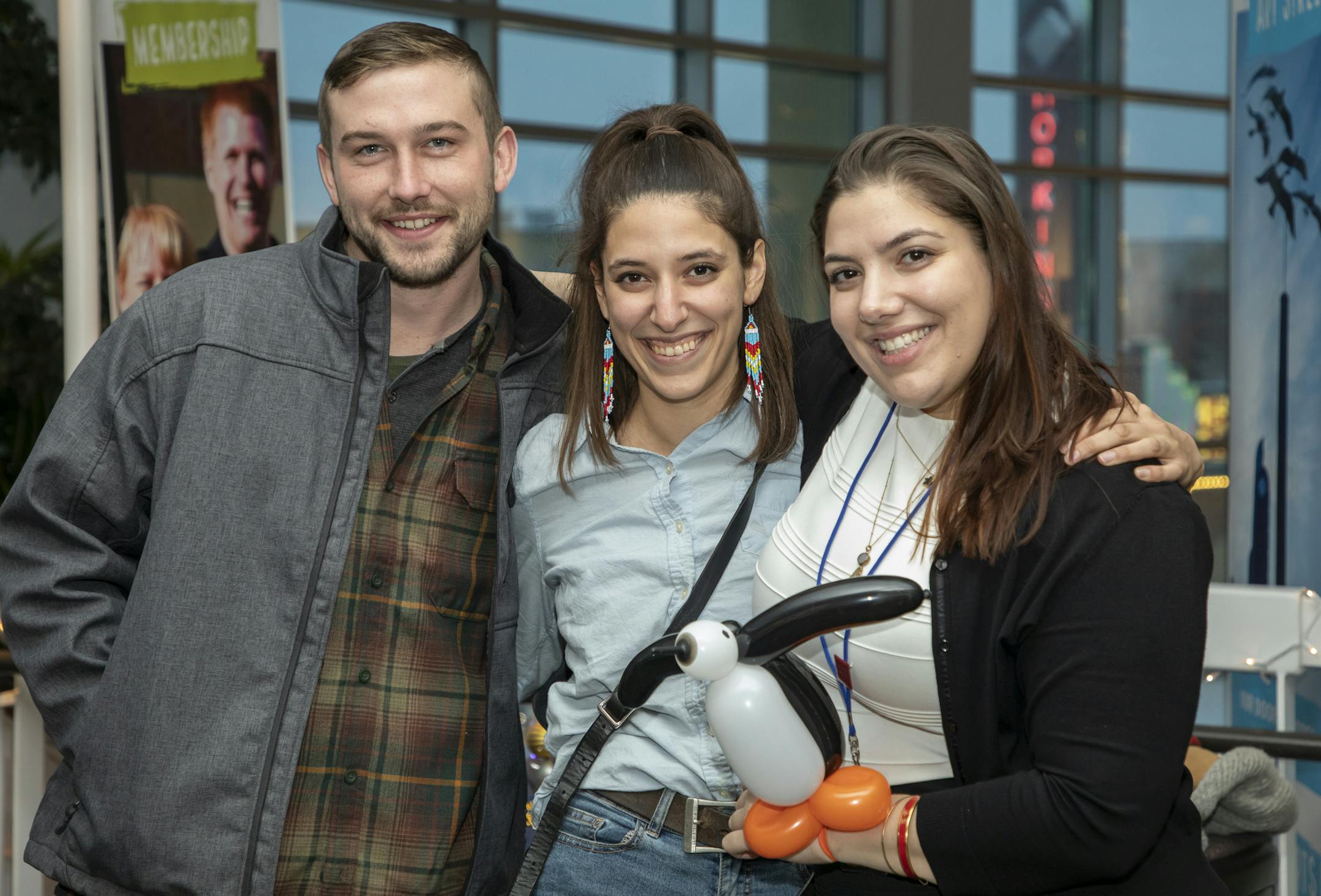 Josh Helming and Sarah and Rebekah Mogilevsky.