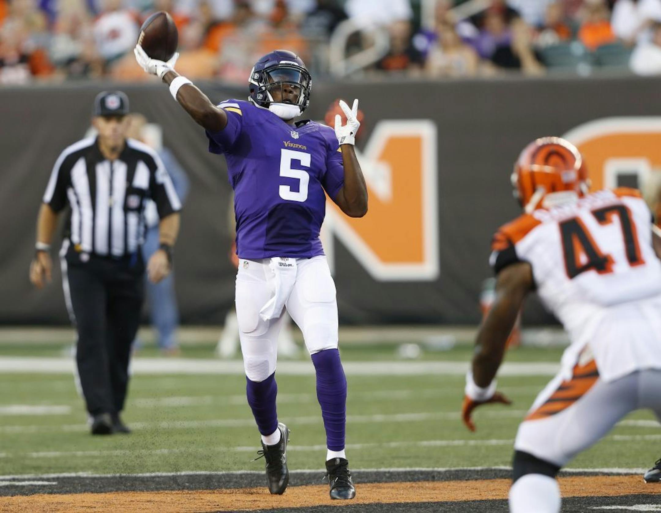 Minnesota Vikings quarterback Teddy Bridgewater