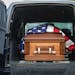 Glaydon I.C. Iverson's casket was ready to be transported to its burial site on the edge of town Saturday.