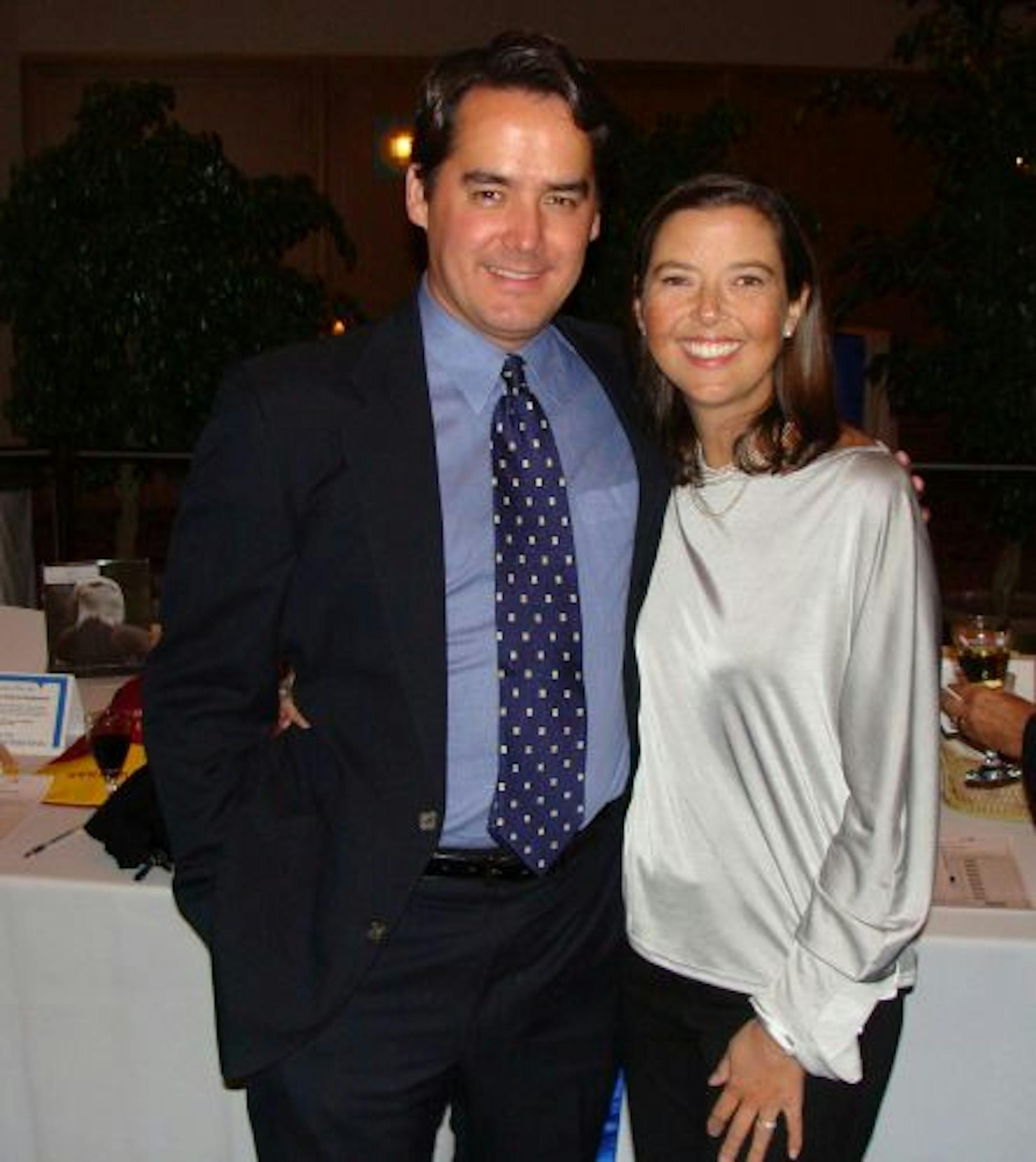 Brian and Betsy Lucas, who was a recipient.