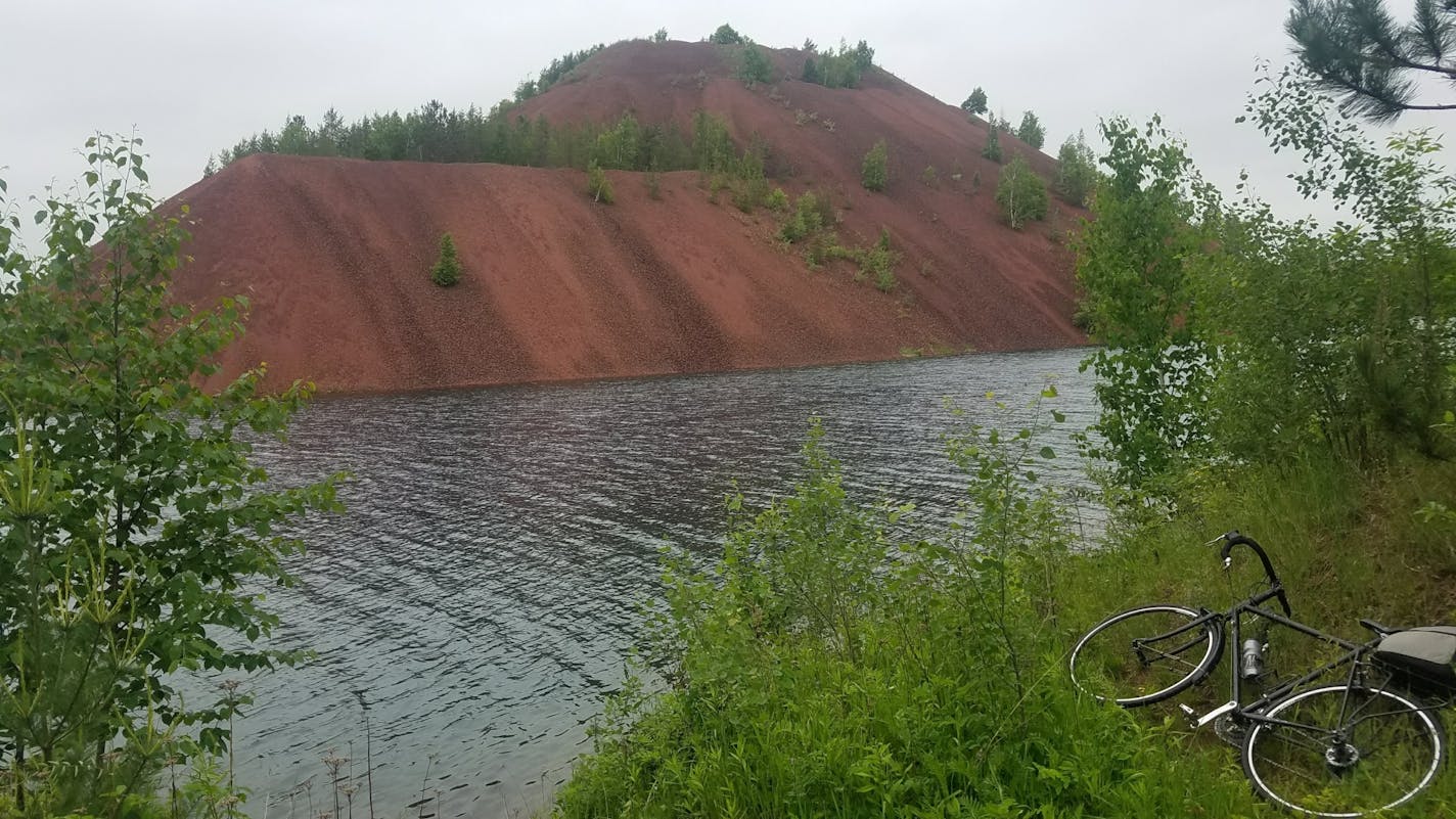 Biking the Mesabi Trail, from the Mississippi to the Boundary Waters. Photo by Simon Peter Groebner * Star tribune