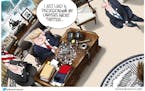 Editorial cartoon: Michael Ramirez on Trump and Twitter