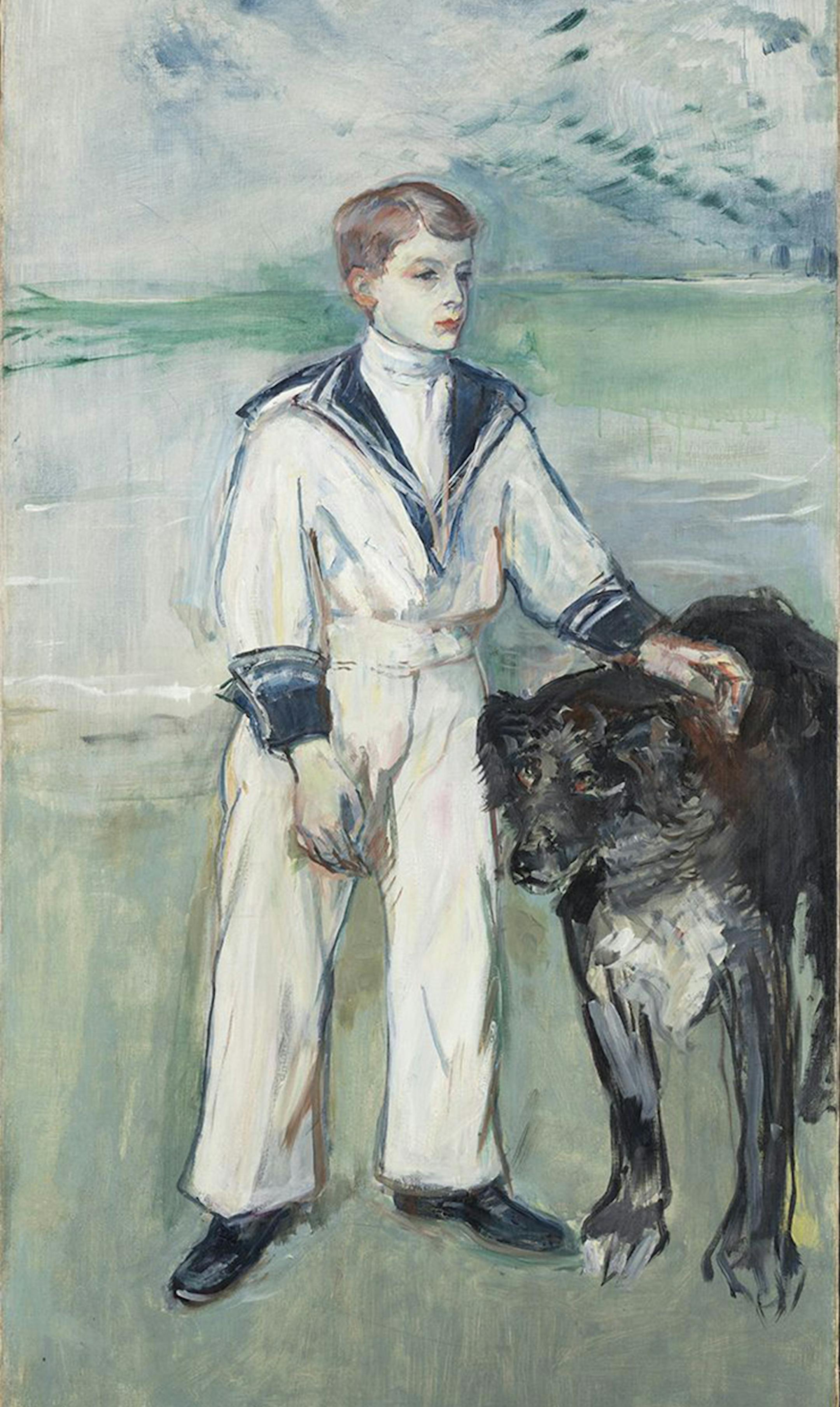 Henri de Toulouse-Lautrecís ìThe Child with the Dog, son of Madame Marthe and the dog Pamela-Taussatî (1900)