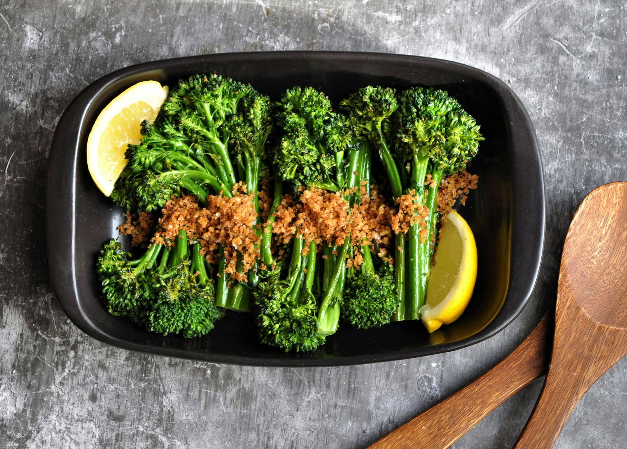 Roasted Broccolini with Lemon Parmesan Breadcrumbs elevates an everyday dish to one suitable for a special occasion. Recipe and photo by Meredith Deeds, Special to the Star Tribune