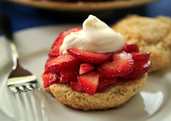 Strawberry shortcake personifies the essence of early summer.