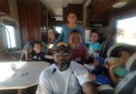 The Brundidge family's RV trip to Houston.