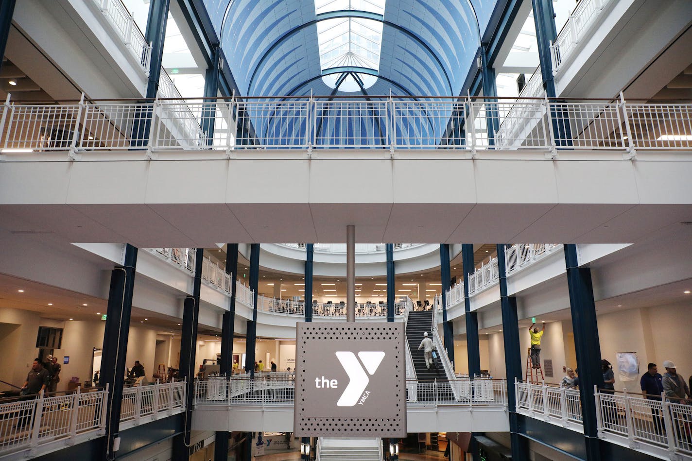 The Douglas Dayton YMCA gym in downtown Minneapolis.