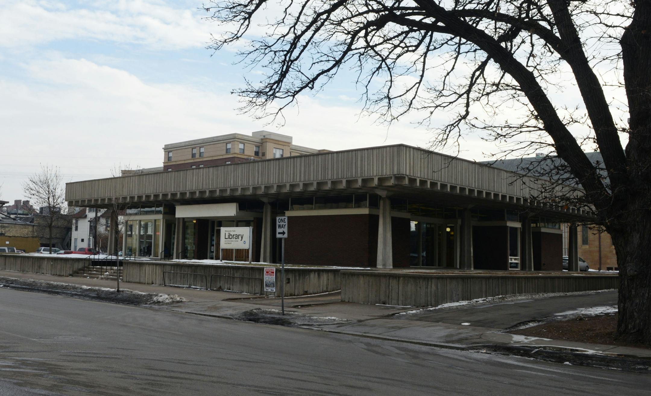 Southeast Library was designed by local architect Ralph Rapson.