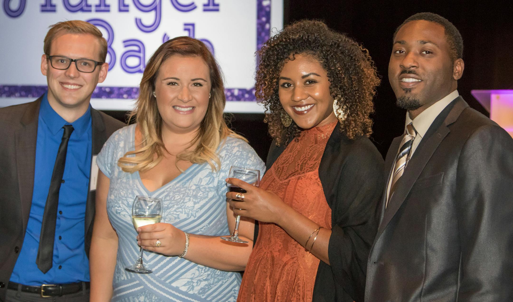 Andrew Eschenbacher, Melissa Gurewitz, Amber Campbell and Robert Harbin.