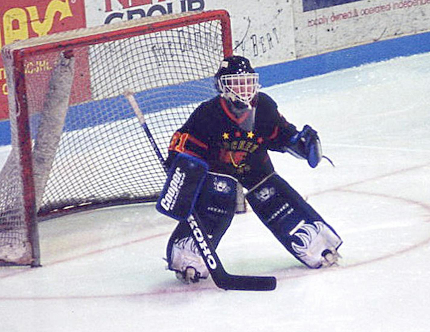 Photo provided by Devan Dubnyk's dad. *** Age. 10. Novice level 1996. Devan Dubnyk.