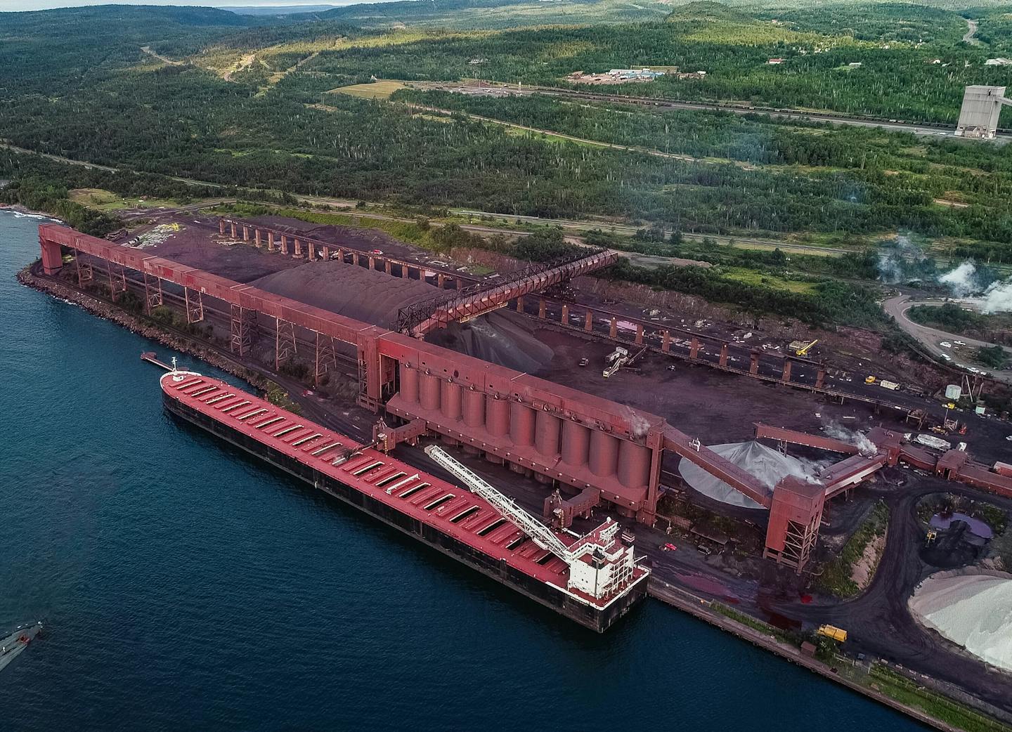 DCIM\100MEDIA\DJI_0143.JPG
The Northshore Mining iron ore pelletizing plant in Silver Bay, Minnesota is getting $100 million in upgrades. Renovated plant will open in August 2019 with new ability to make value-added DRI iron pellets.