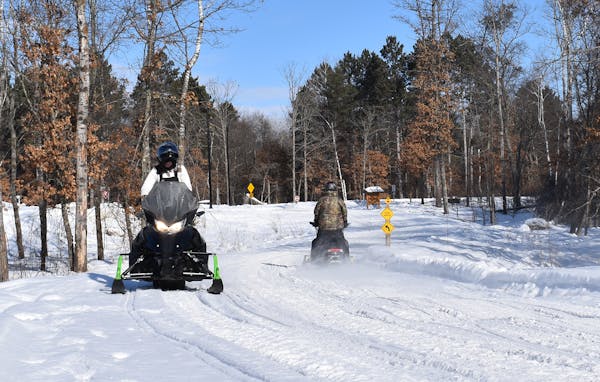 This winter's snowfall has kept the trails busy.