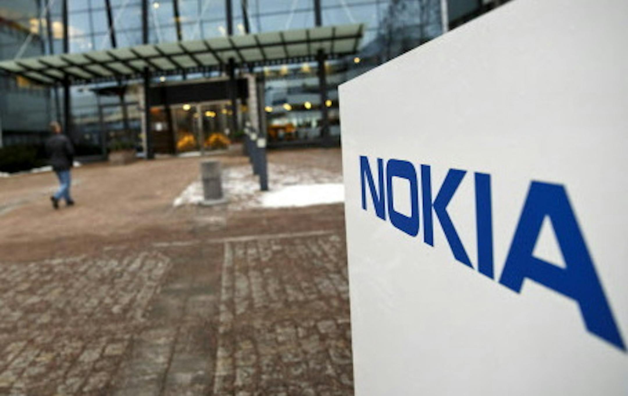 FILE - This Thursday, Jan. 29, 2015 shows the Nokia head offices in Espoo, Finland. Nokia says it is in advanced discussions to acquire the French telecommunications company Alcatel-Lucent. In a brief statement Tuesday, the Helsinki-based mobile technology concern said the two companies are in advanced negotiations "with respect to a potential full combination which would take the form of a public exchange offer by Nokia for Alcatel-Lucent." (Roni Rekomaa/Lehtikuva via AP, File) FINLAND OUT