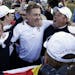 From left, Europe's Luke Donald, Ian Poulter, and Lee Westwood reveled in their team's unlikely comeback against the U.S. to retain the Ryder Cup.