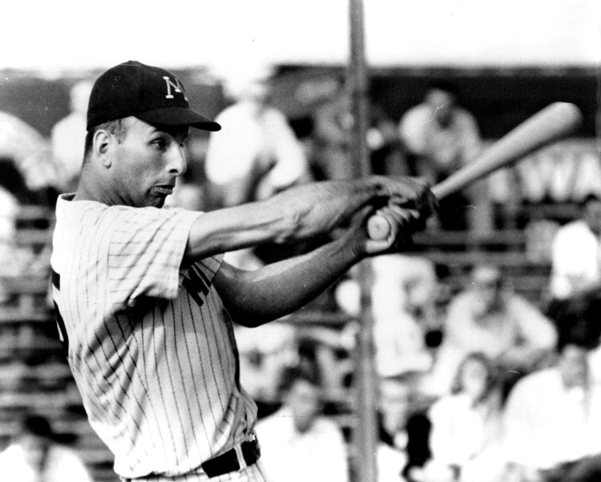 May 14, 1960: Tom Moe hits a three-run home run to put Minnesota up 5-0 over Wisconsin in the sixth inning.