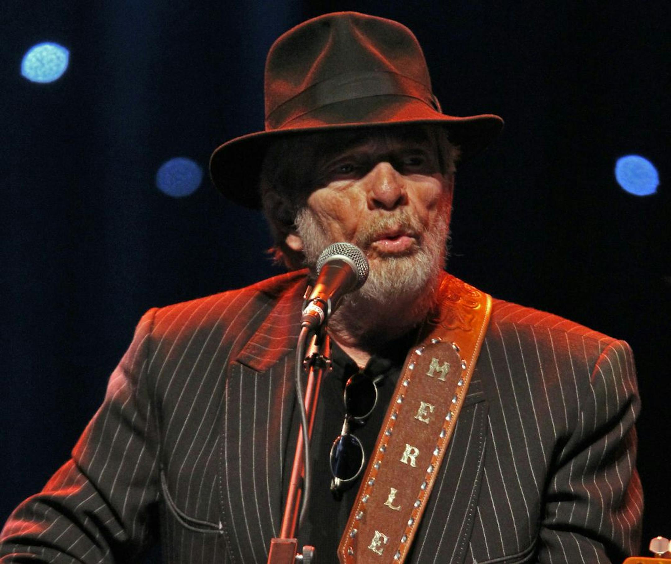 Merle Haggard in concert.