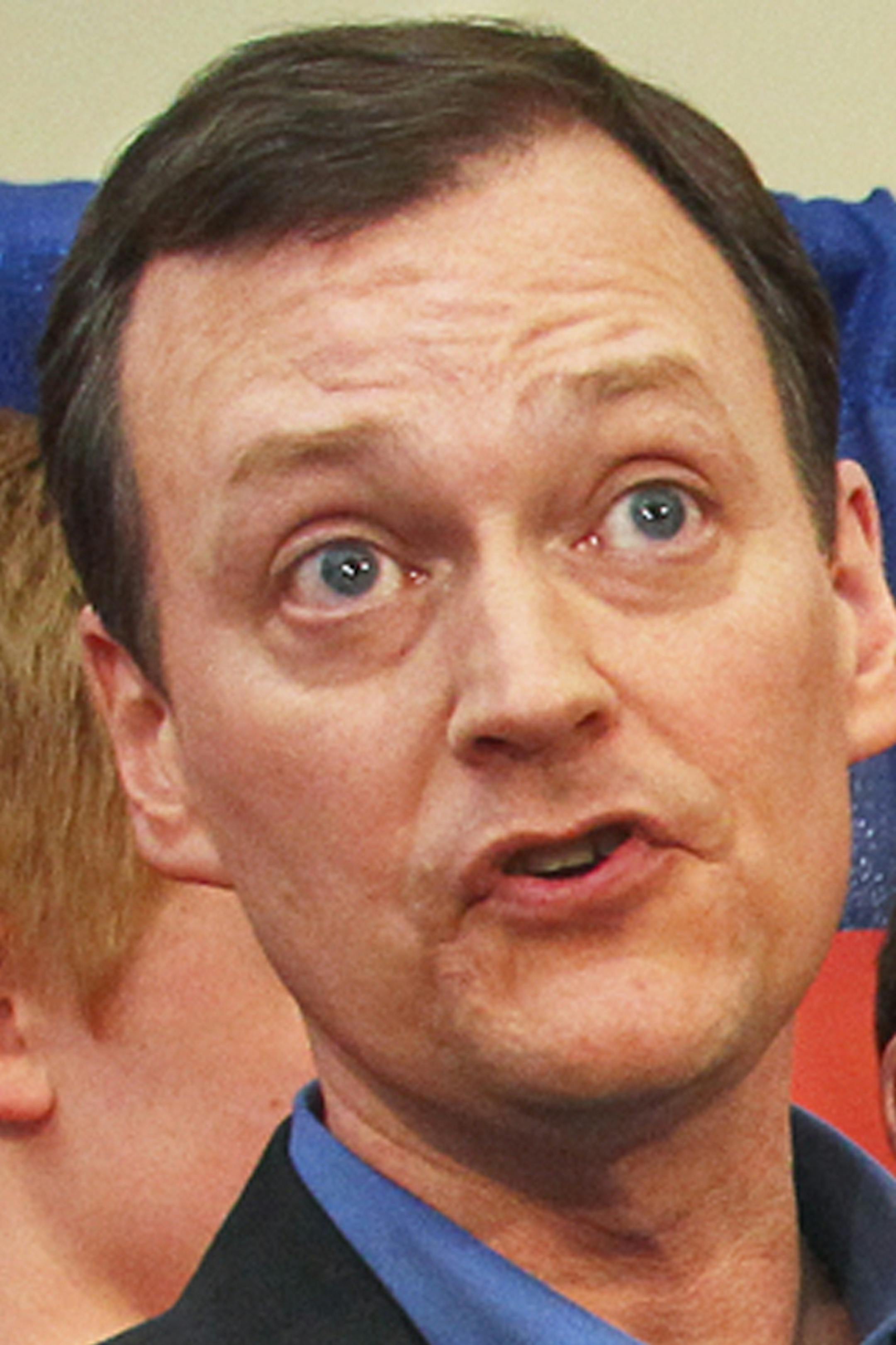 Hennepin County Commissioner Jeff Johnson, surrounded by family and well-wishers, announced his republican party candidacy for Minnesota governor at an event in Hamel. (MARLIN LEVISON/STARTRIBUNE(mlevison@startribune.com (cq )Hennepin County Commissioner Jeff Johnson, surrounded by family and well-wishers, announced his republican party candidacy for Minnesota governor at an event in Hamel. (MARLIN LEVISON/STARTRIBUNE(mlevison@startribune.com (cq ) ORG XMIT: MIN1305051438571324