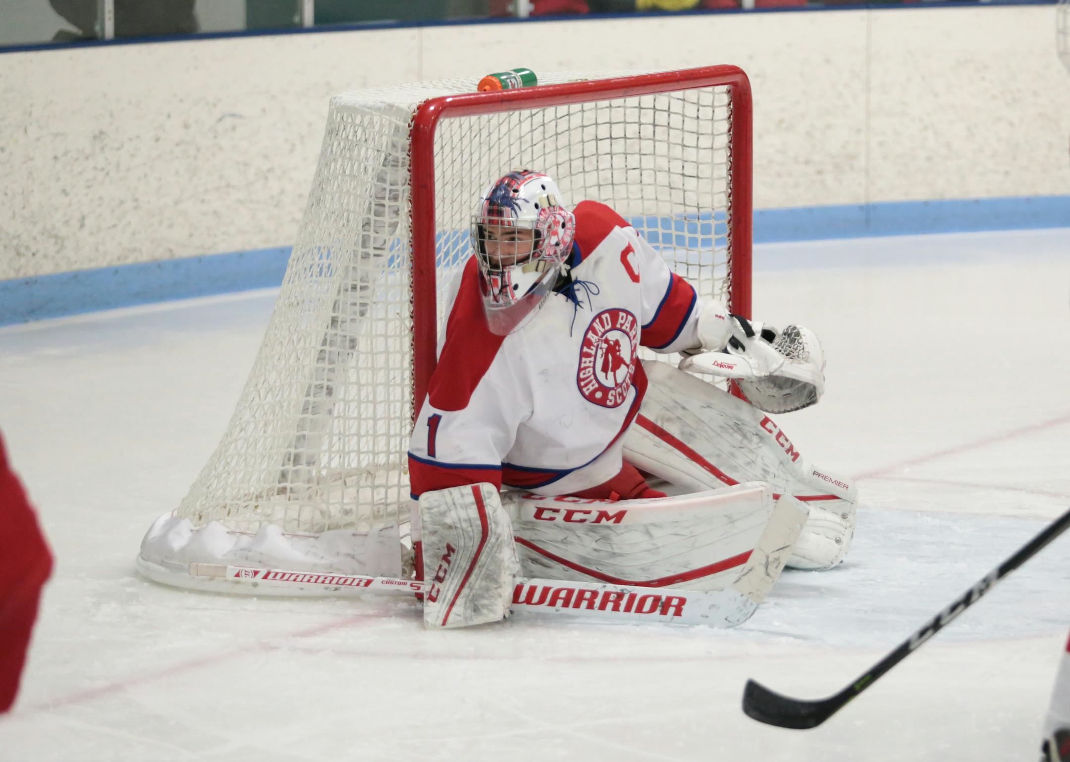 St. Paul Highland goalie Jack Molter seen during a game last season.