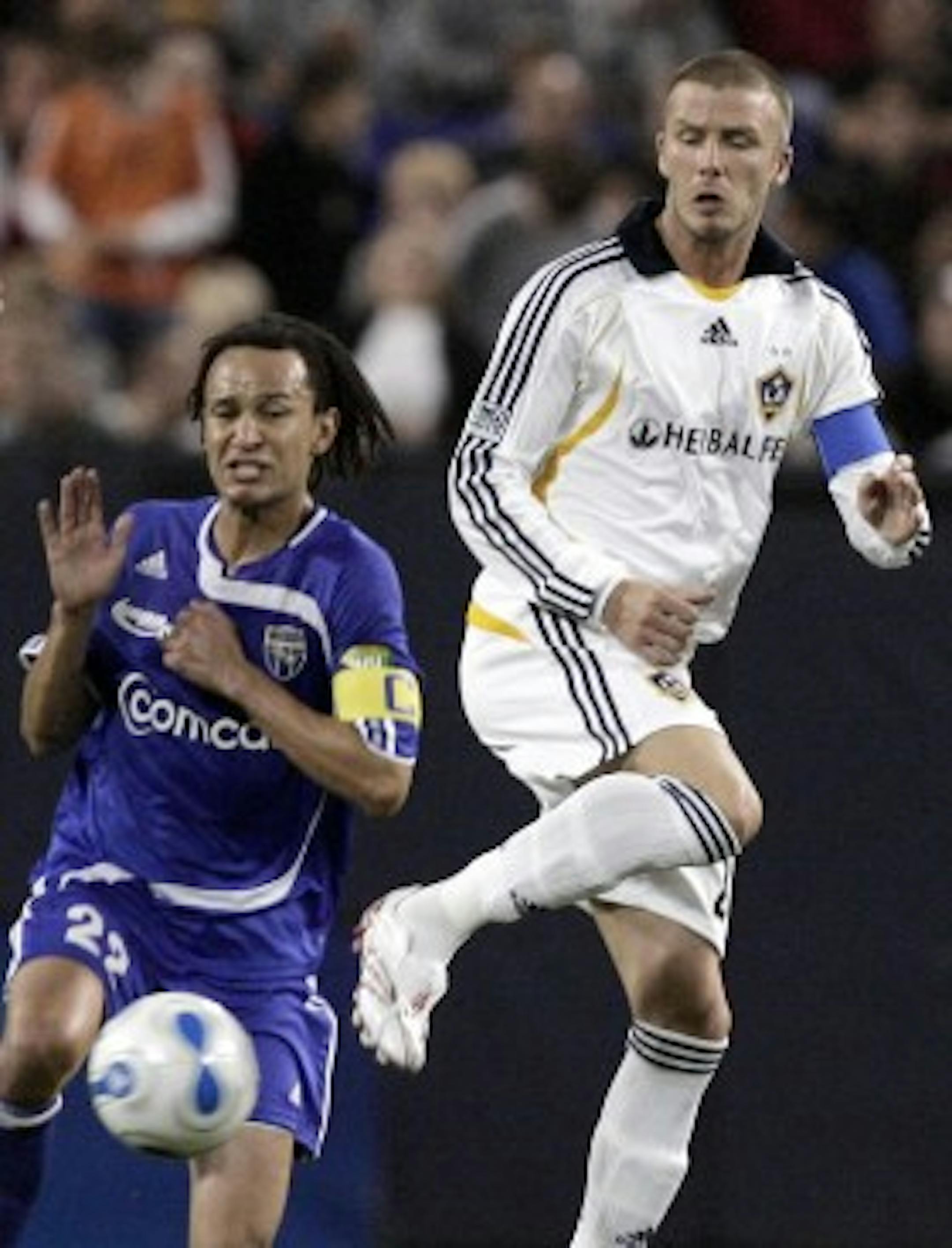 A match in 2007 at the Metrodome featuring David Beckham and the LA Galaxy drew 20,000 fans