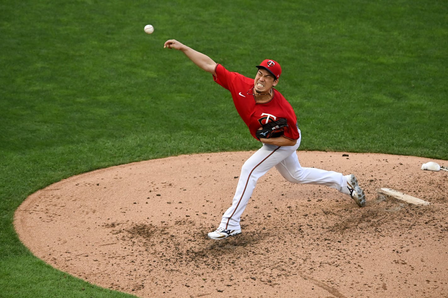 Twins starting pitcher Kenta Maeda