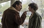 This image released by Sony Pictures shows and Matthew McConaughey, left, and Richie Merritt in a scene from "White Boy Rick." (Scott Garfield/Sony/Co