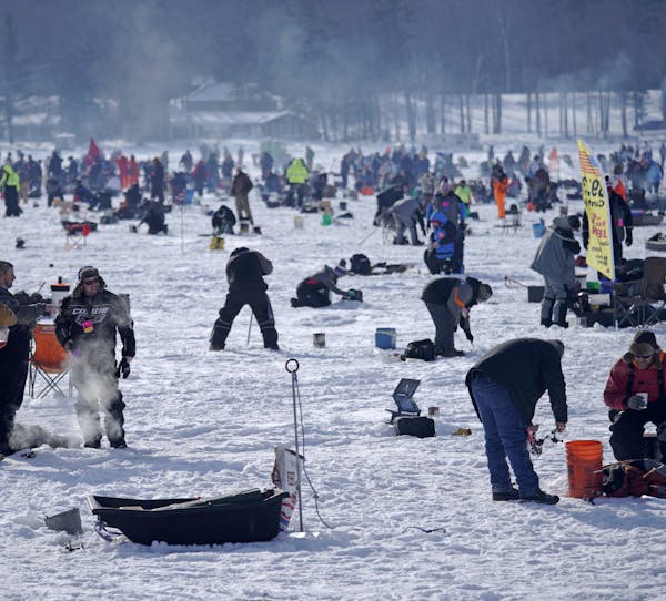 Brainerd JC's Ice Fishing Extravaganza 2019 - The extravaganza on Gull Lake is the largest charitable ice fishing event in the world&#xd1;typically ho
