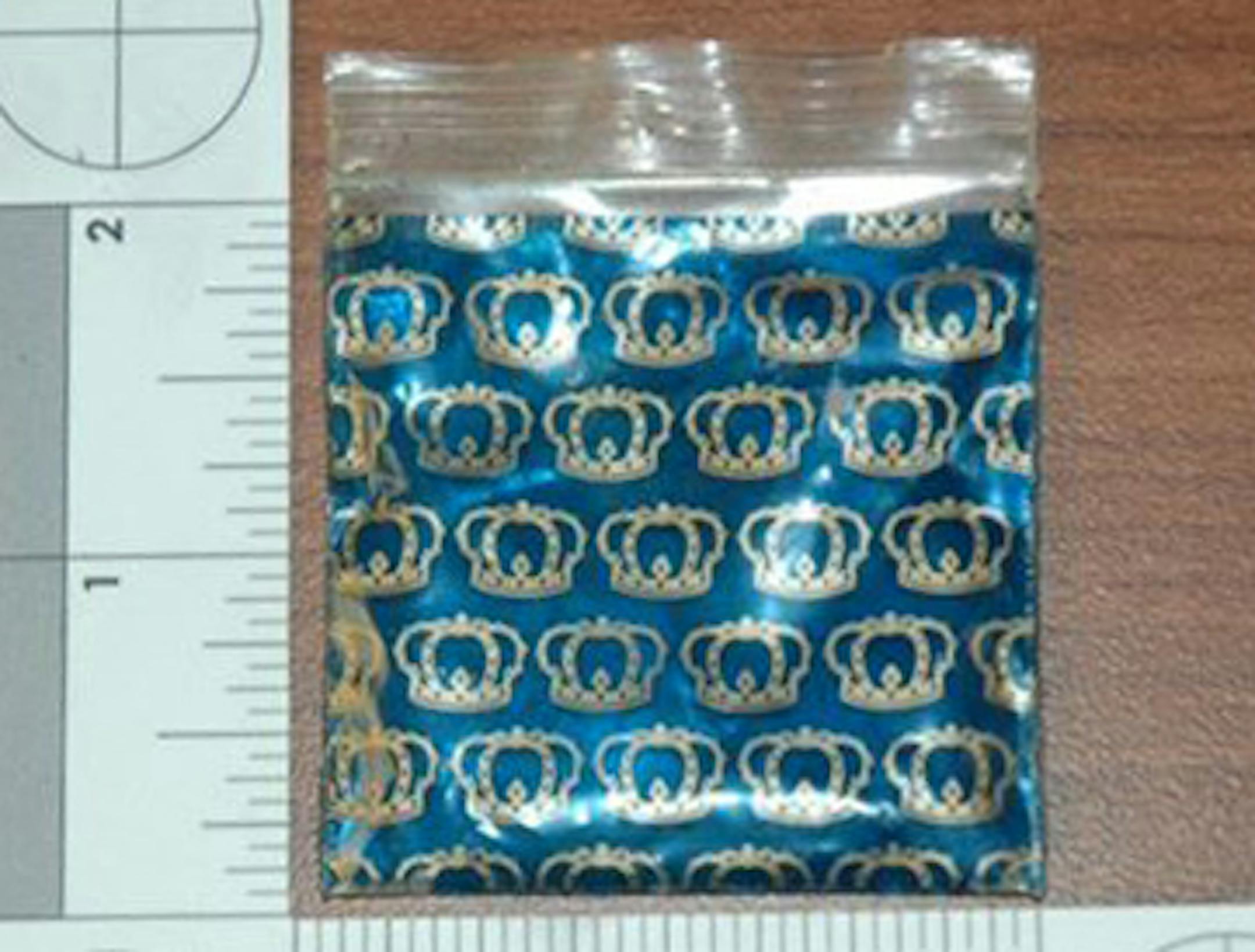 Police in Mankato are looking for this type of packaging, which contains a designer drug suspected in two deaths last week.