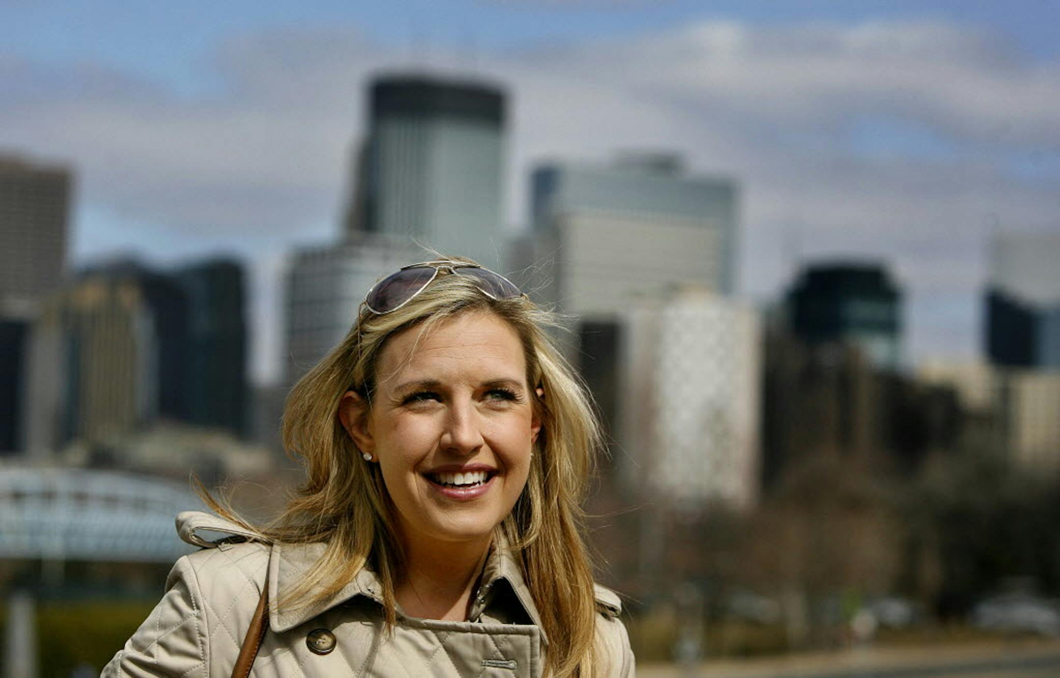 CNN anchor Poppy Harlow, shown in 2009 outside Walker Art Center, grew up in Minneapolis and attended Blake School.