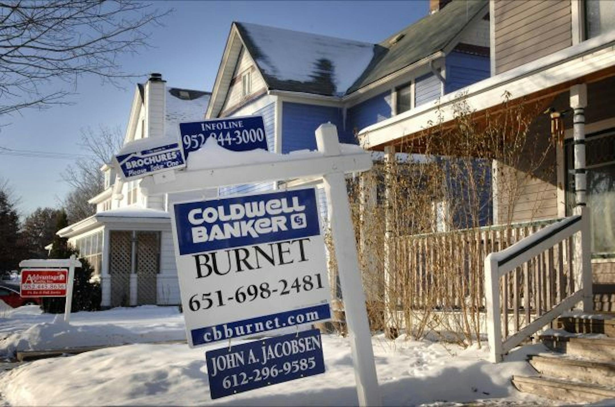 The housing picture in the Twin Cities got worse in November, This home is on the market in St. Paul.