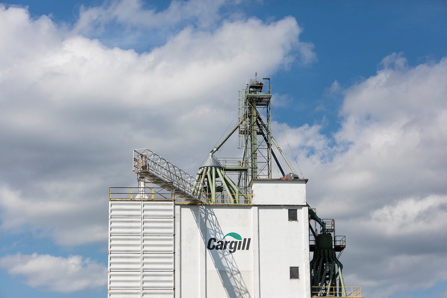 A logo sign outside of a facility occupied by Cargill Animal Nutrition in Little Chute, Wis.