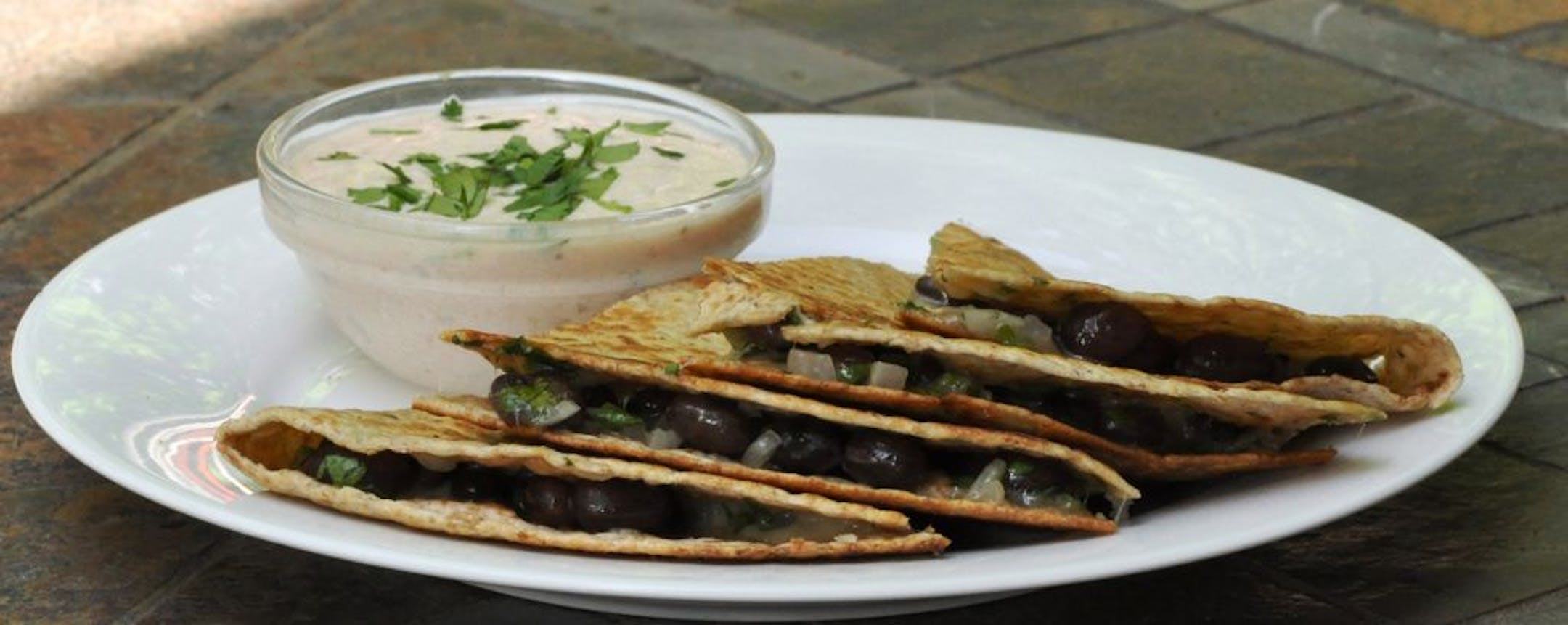 Don't want to be stuck in the kitchen? Meals such as Black Bean Quesadillas are quick yet nutritious.