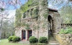 This castle-like home in Hastings was built with architectural salvage in the 1920s.