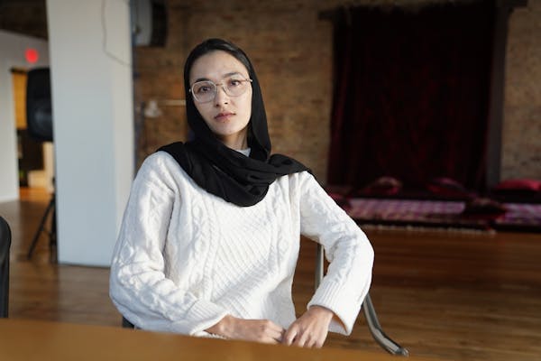 Zahra Wahidy, who works at the Afghan Cultural Society, immigrated to Minnesota in 2022.