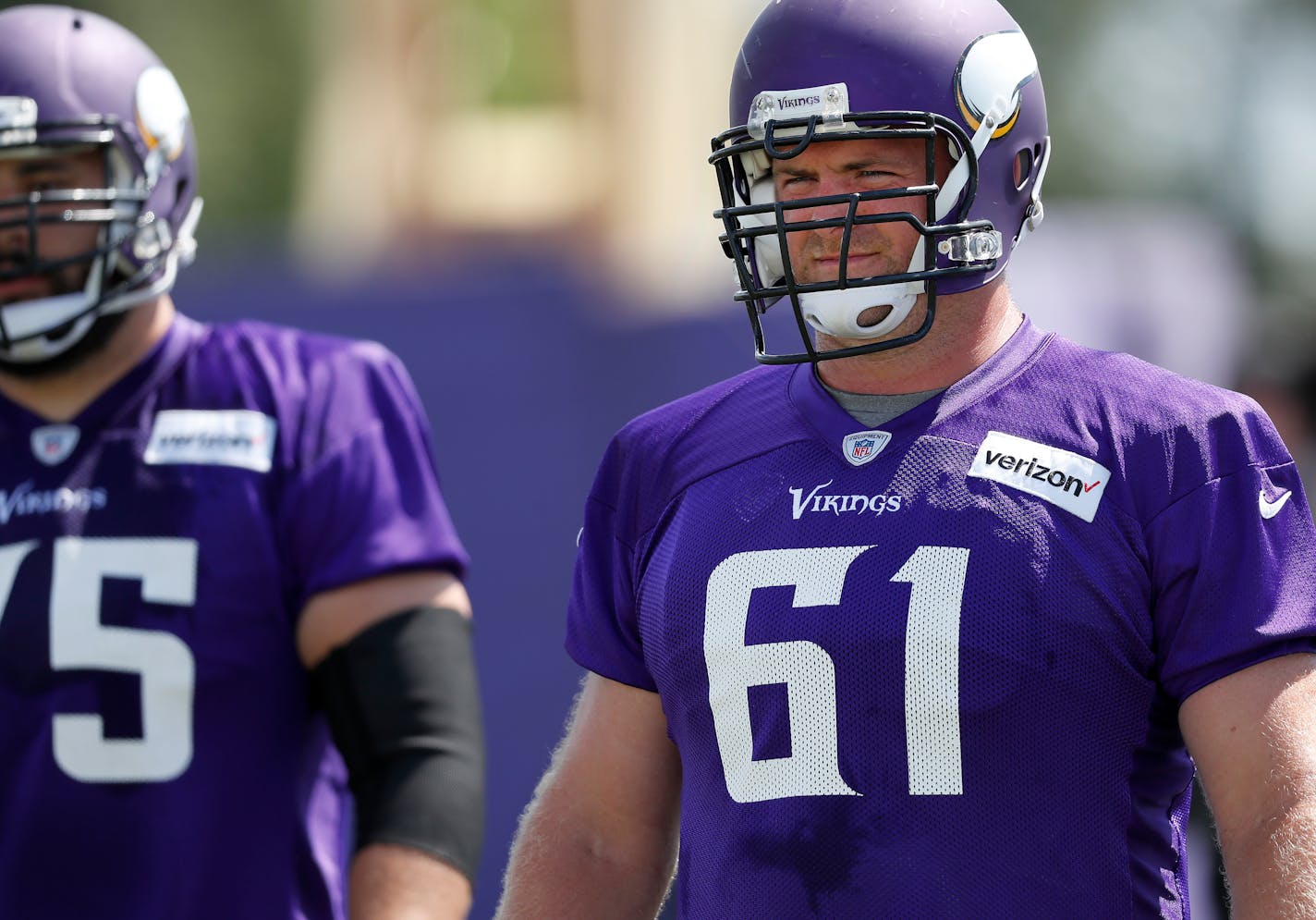 Vikings lineman Joe Berger on the recently released brain-injury study: "There are lots of things that can happen to you in life. Obviously, you're raising your chances by playing football. But, no, I'm not too concerned about it."