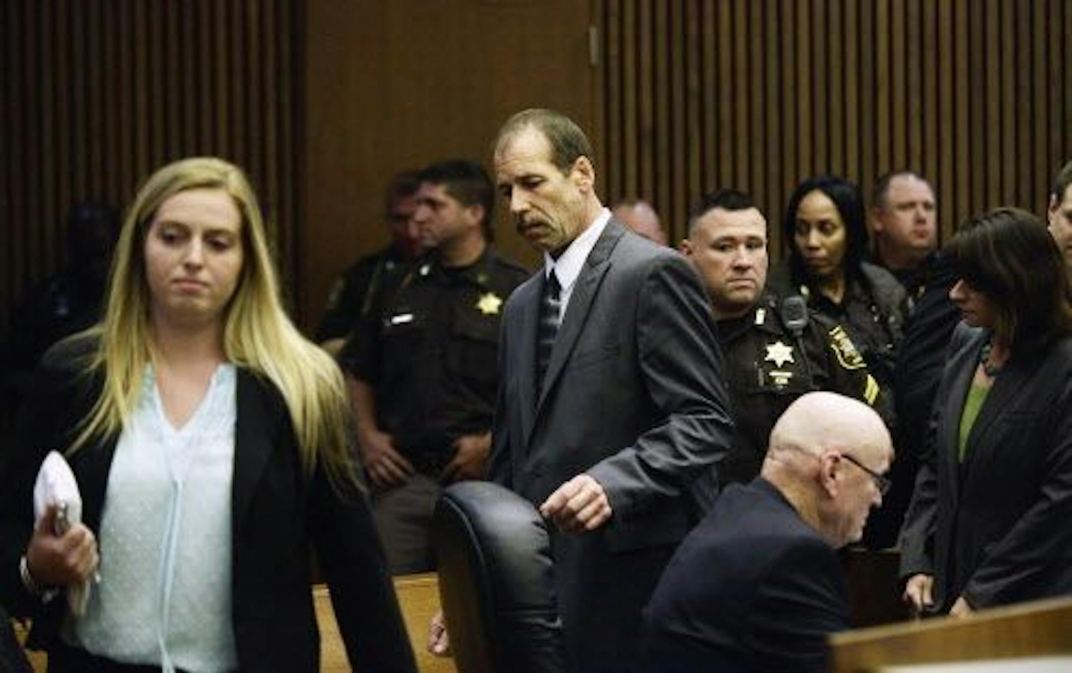 Theodore Wafer, center.