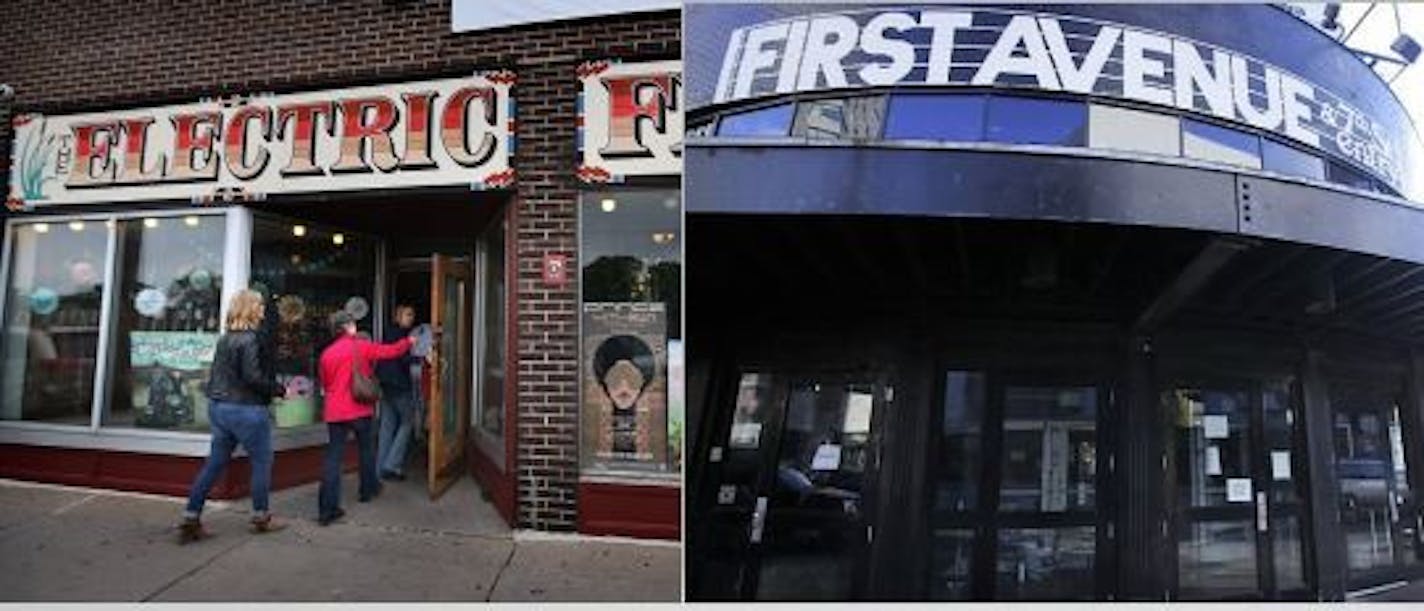 The Electric Fetus and First Ave each remain cooler than your average Gen-Xer. / Star Tribune file