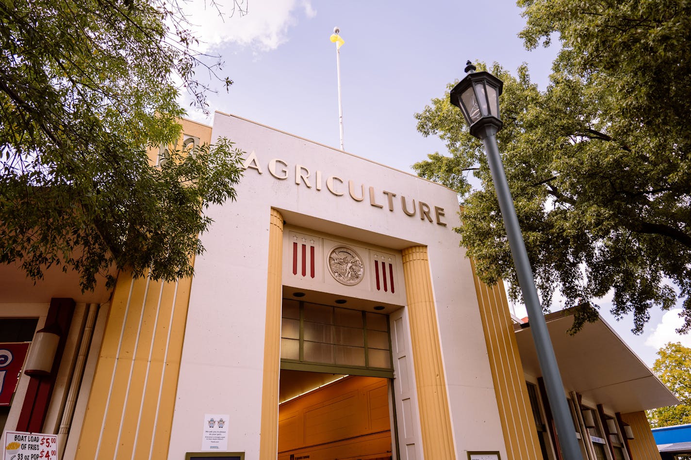 The Agriculture Horticulture building at the Minnesota State Fair. Photo credit: Andy Berndt, Minnesota State Fair