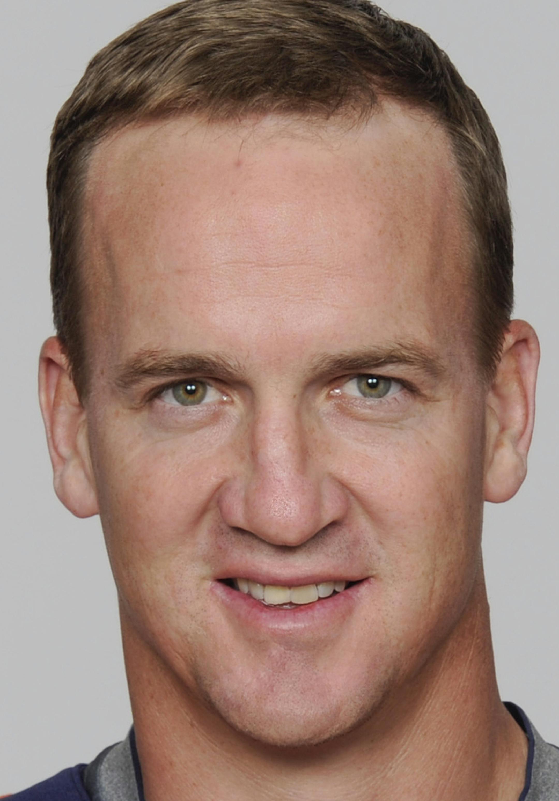 This is a 2013 photo of Peyton Manning of the Denver Broncos NFL football team. This image reflects the Denver Broncos active roster as of Monday, June 10, 2013 when this image was taken. (AP Photo) ORG XMIT: NFLHS13