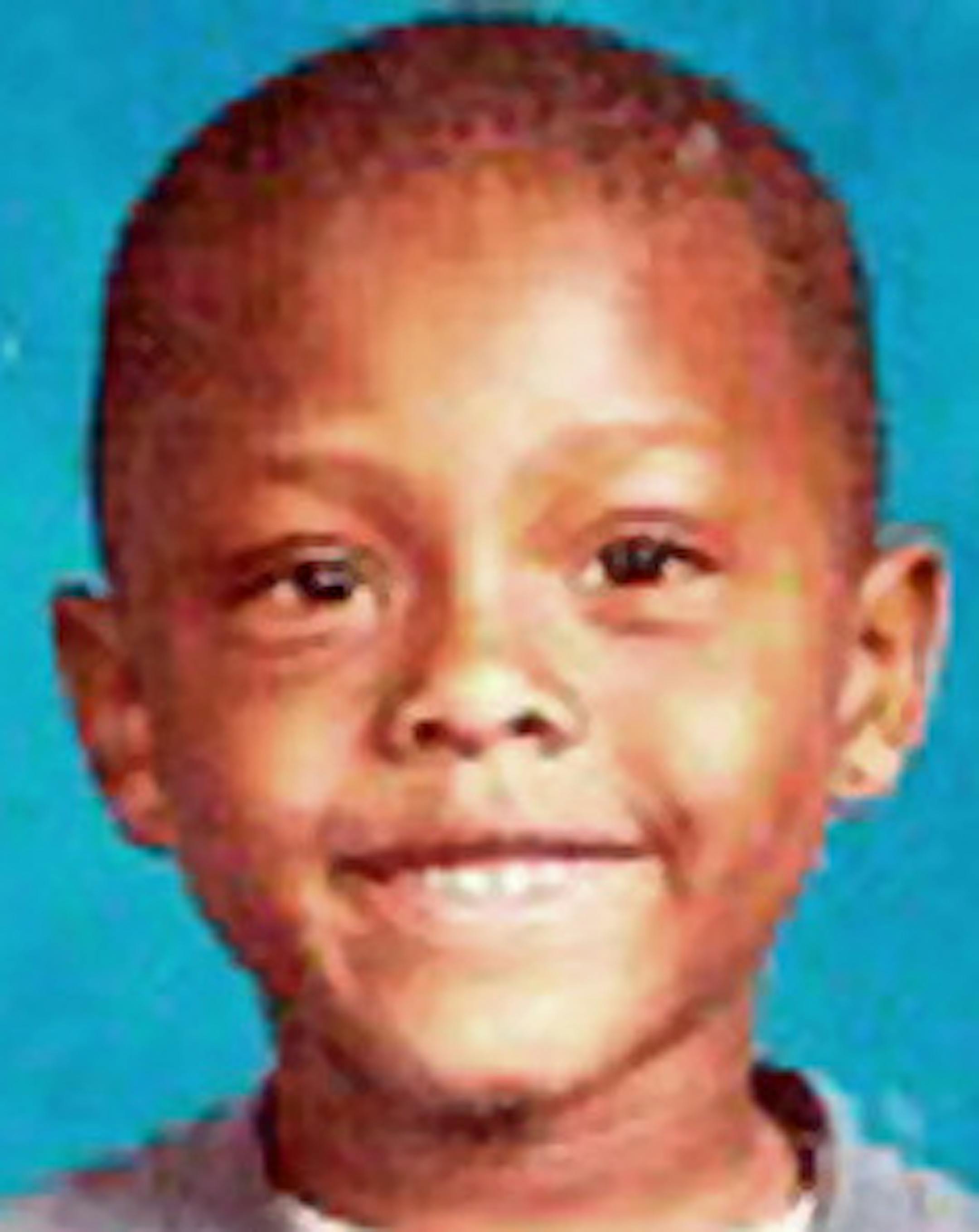 Nizzel A. George, 5, of Brooklyn Park was fatally shot by stray bullets from outside the home where he was sleeping on a couch in north Minneapolis. The shooting happened June 26, 2012. ORG XMIT: MIN1301251154540698