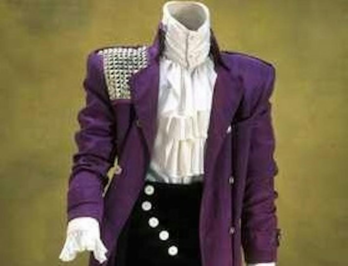 The suit Prince wore in "Purple Rain."