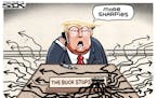 Sack cartoon: The buck stops ... where?