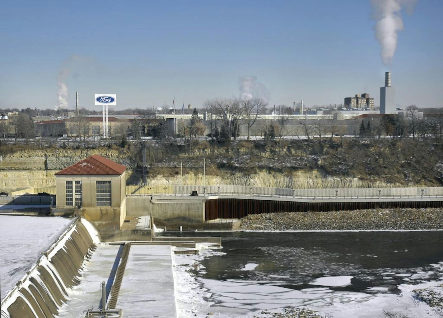 The Twin Cities Ford Assembly Plant, along the Mississippi River in St. Paul