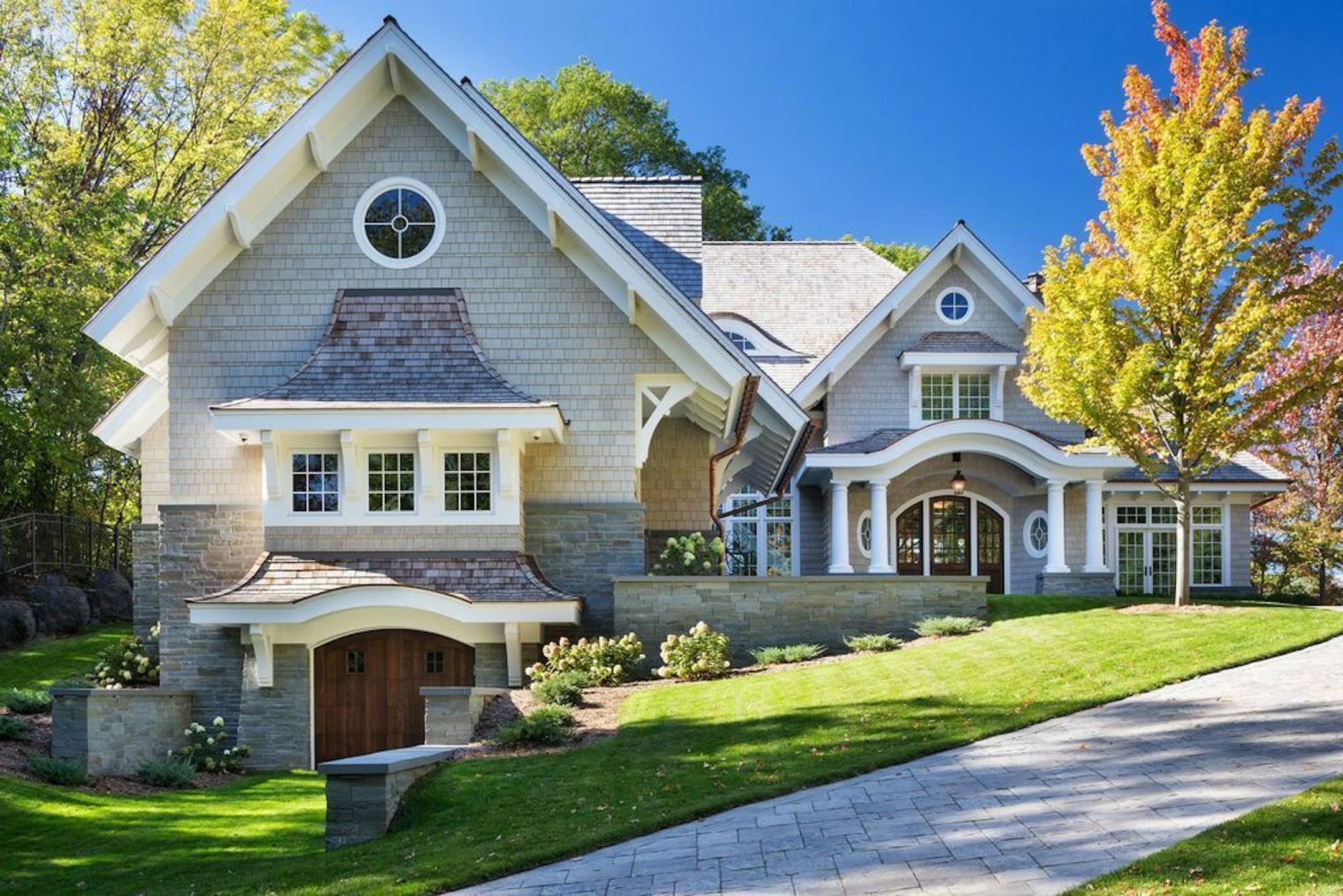 Shingle-style cottage on Lake Minnetonka by Andrea Swan, Swan Architecture.