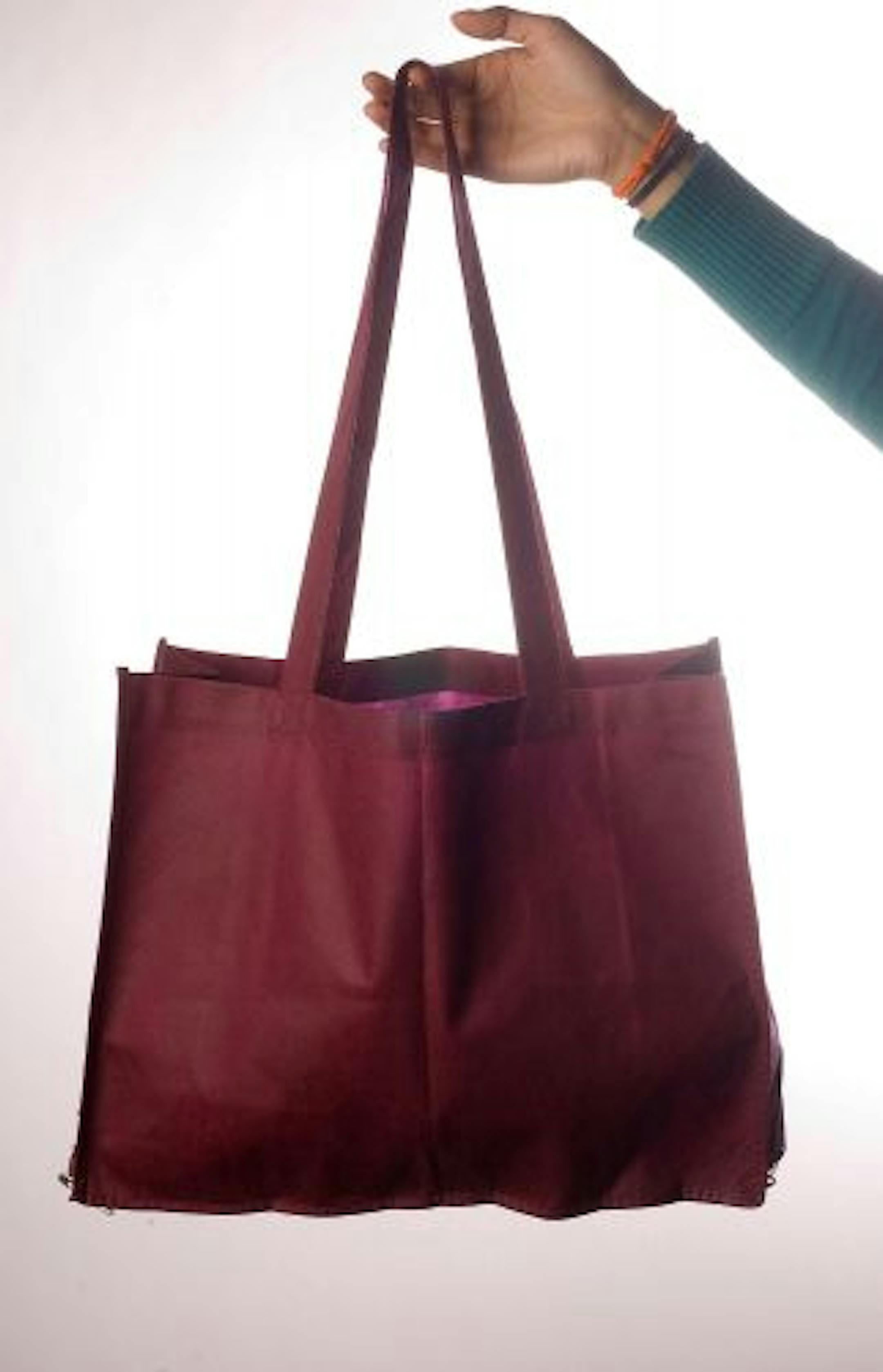 Reusable shopping bags are everywhere, it seems. Some are colorful string bags, some organic cotton fabric, some made of recycled materials. Some are insulated. Many are compact and easily foldable. But it's not their design that matters. It's their purpose.