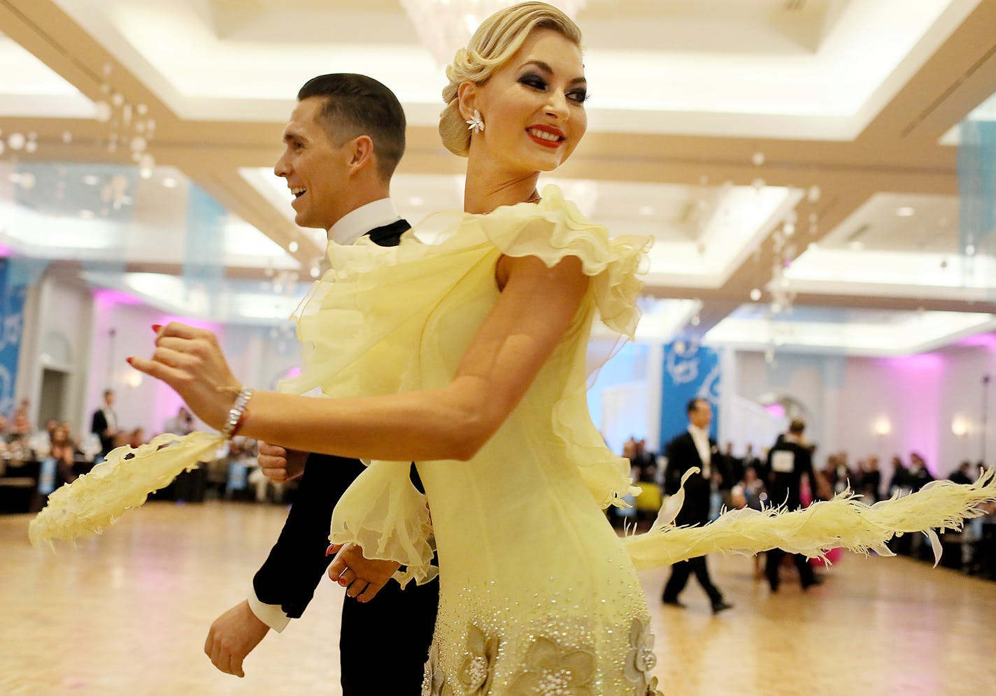 Neli Petkova competed with her professional partner, Woodrow Wills, in The Snow Ball Dancesport Competition Saturday, Jan. 12, 2019, at the Hilton Minneapolis/St. Paul Airport Mall of American in Bloomington, MN.] DAVID JOLES &#x2022; david.joles@startribune.com Neli Petkova, who rose to national prominence as a ballroom dance competitor with her professional and personal partner Nick Westlake, talks about her recovery after a collision with a light rail train killed him in July 2017. She found