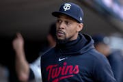 Byron Buxton popped out in crunch time during Game 4 of the ALDS vs. Houston to cap off a dismal season as designated hitter.