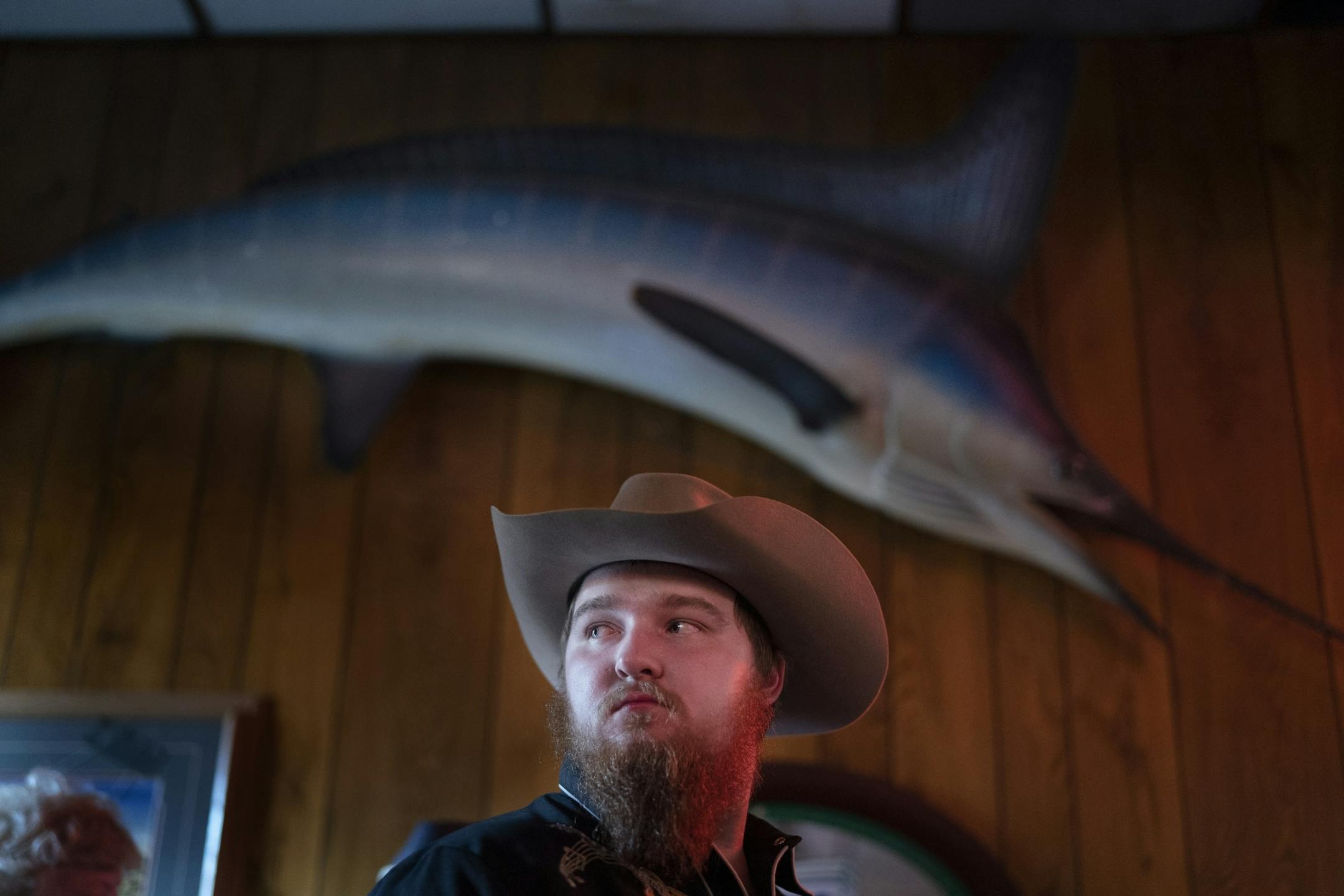 Brad Susag of Prior Lake enjoyed the music of Dale Watson during the last night at Lee's Liquor Lounge Tuesday May 14, 2019 in Minneapolis, MN.