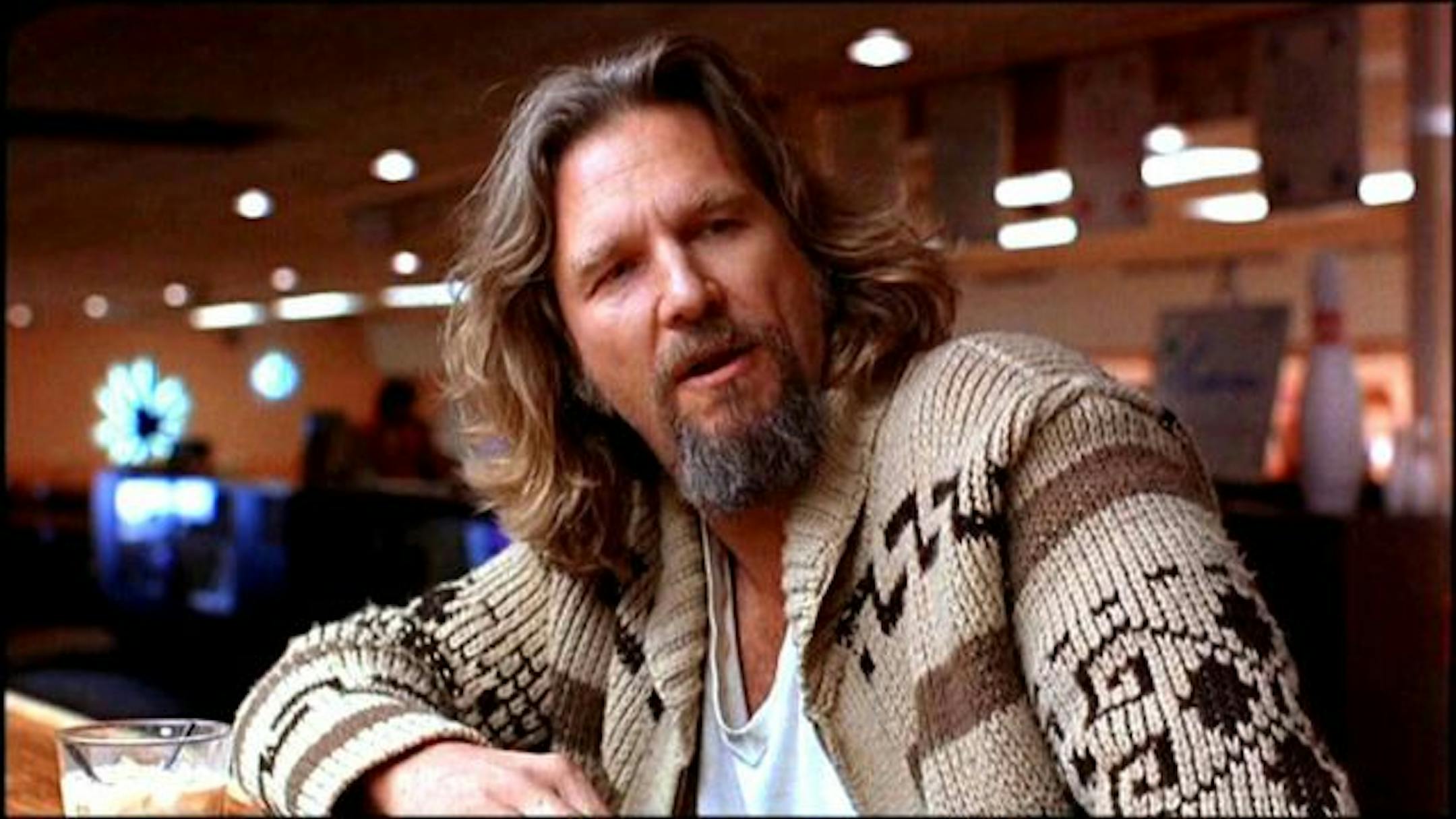 Jeff Bridges in "The Big Lebowski."