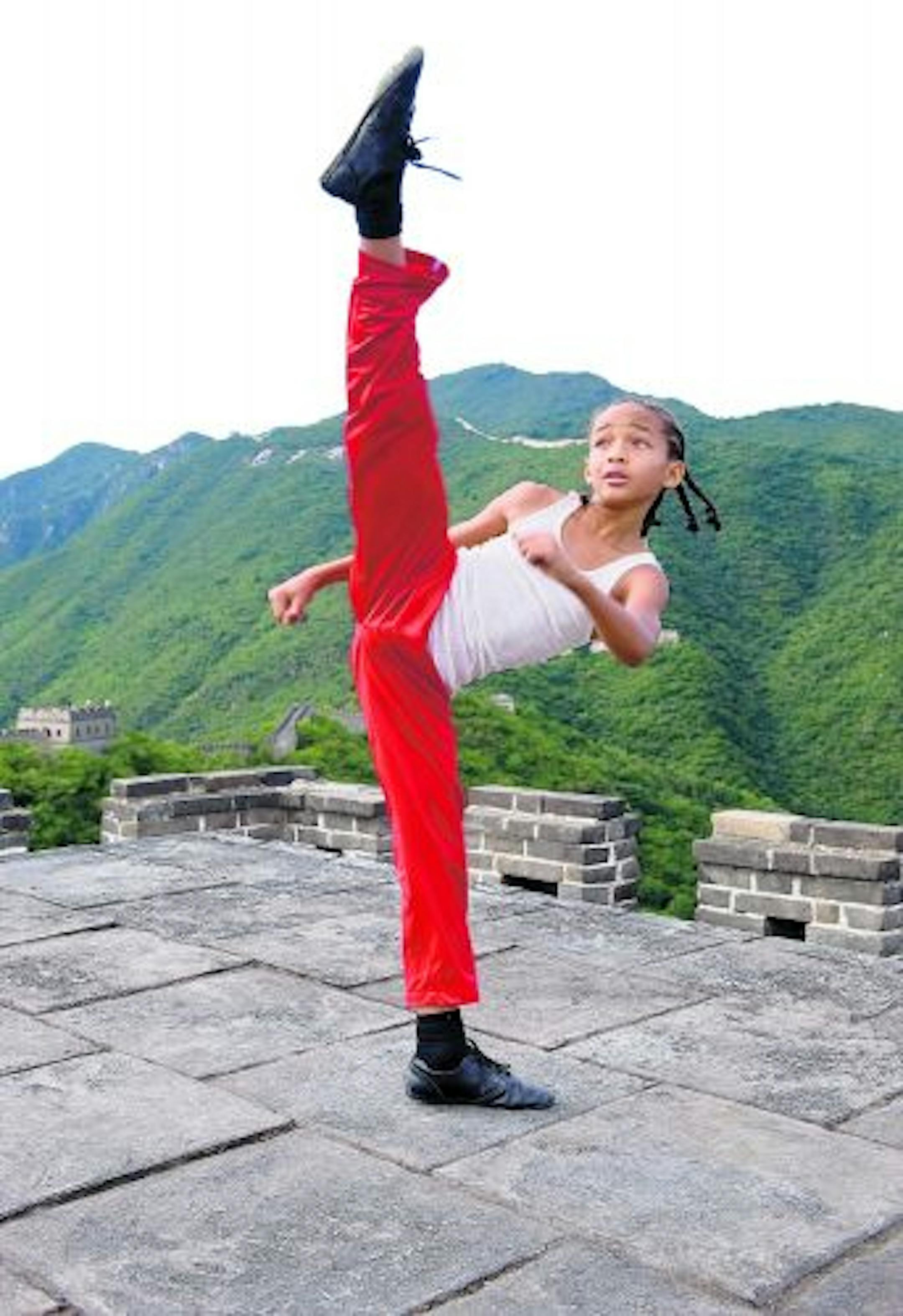 Jaden Smith in "The Karate Kid."